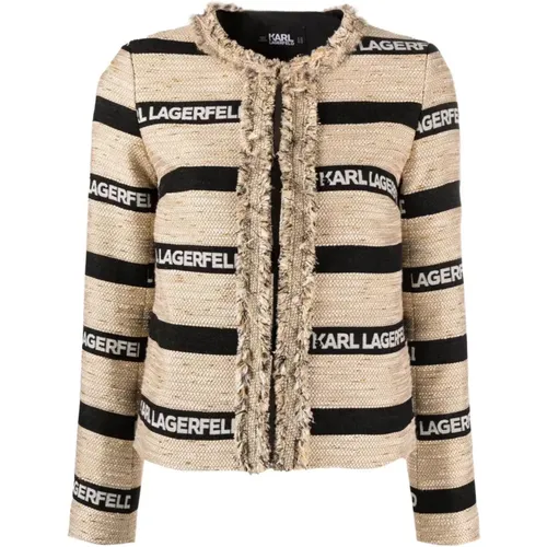 Jackets > Tweed Jackets - - Karl Lagerfeld - Modalova