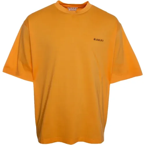 Marni - Tops > T-Shirts - Orange - Marni - Modalova