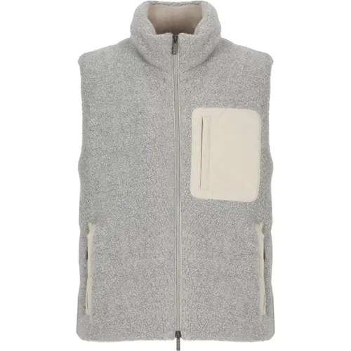 Peserico - Jackets > Vests - Gray - PESERICO - Modalova