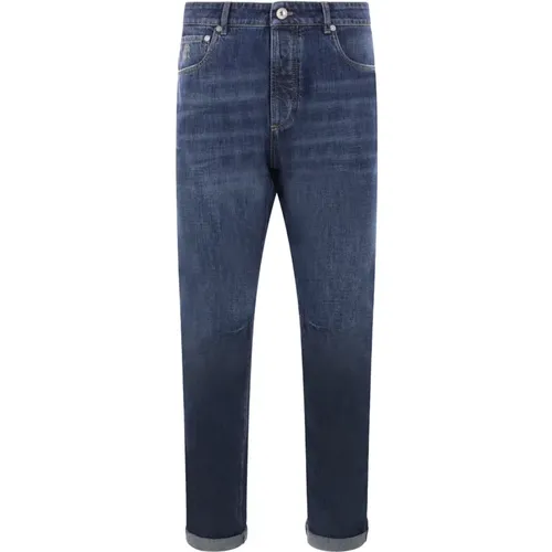 Jeans > Slim-fit Jeans - - BRUNELLO CUCINELLI - Modalova