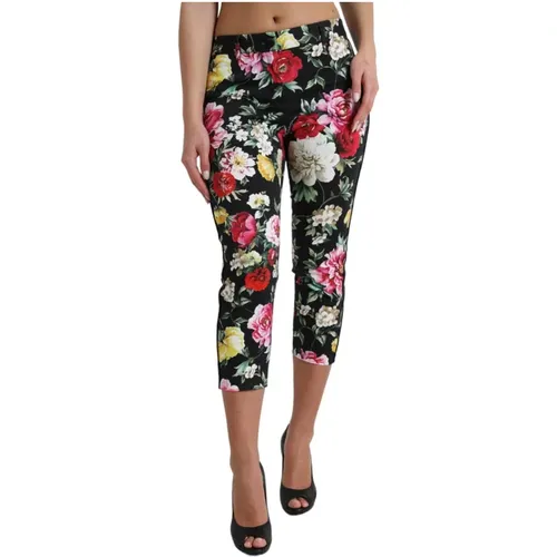 Trousers > Cropped Trousers - - Dolce & Gabbana - Modalova