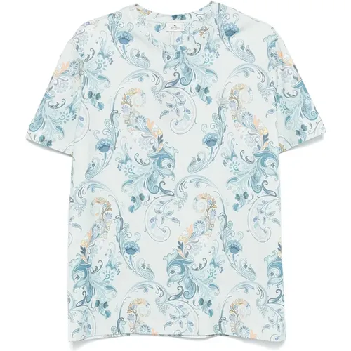 Etro - Tops > T-Shirts - Blue - ETRO - Modalova