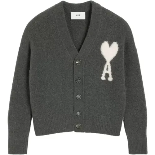 Knitwear > Cardigans - - Ami Paris - Modalova