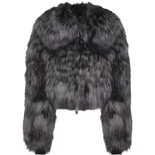 Jackets > Faux Fur & Shearling Jackets - - Blumarine - Modalova