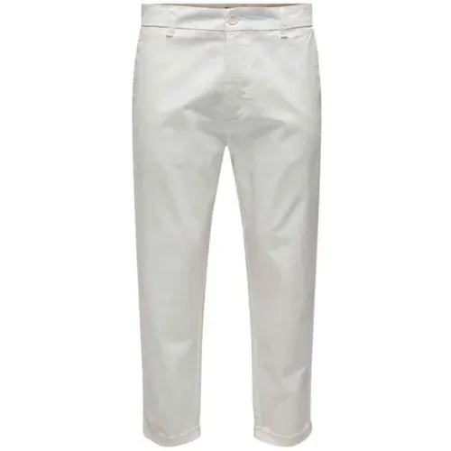 Trousers > Straight Trousers - - Only & Sons - Modalova