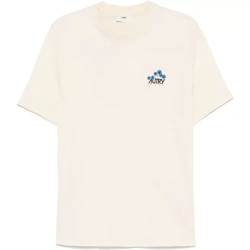 Autry - Tops > T-Shirts - Beige - Autry - Modalova