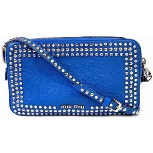 Pre-owned > Pre-owned Bags > Pre-owned Cross Body Bags - - Miu Miu Pre-owned - Modalova