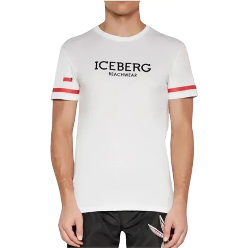 Iceberg - Tops > T-Shirts - White - Iceberg - Modalova