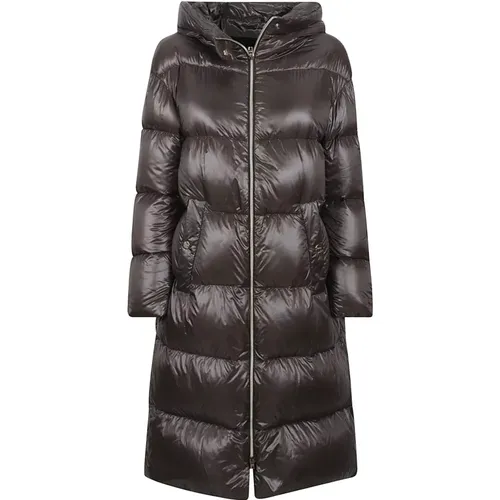 Herno - Coats > Down Coats - Gray - Herno - Modalova