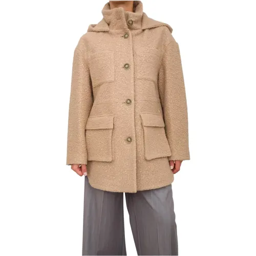 Twinset - Coats > Parkas - Beige - Twinset - Modalova