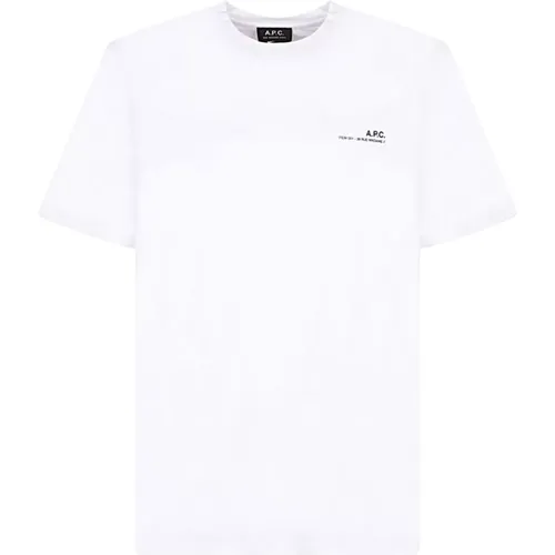 A.p.c. - Tops > T-Shirts - White - A.p.c. - Modalova