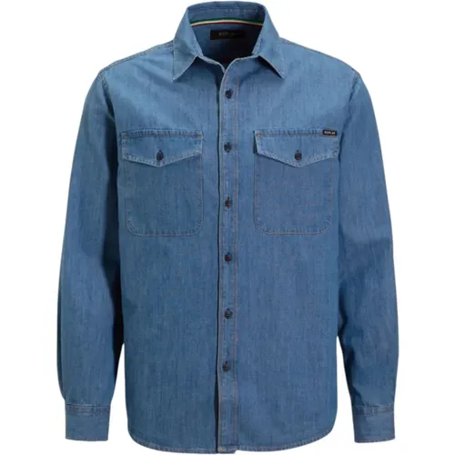 Shirts > Denim Shirts - - Replay - Modalova