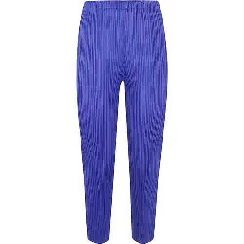 Trousers > Slim-fit Trousers - - Issey Miyake - Modalova