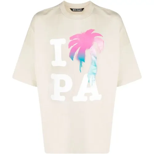 Tops > T-Shirts - - Palm Angels - Modalova