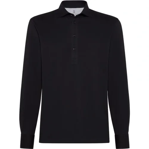 Tops > Polo Shirts - - BRUNELLO CUCINELLI - Modalova