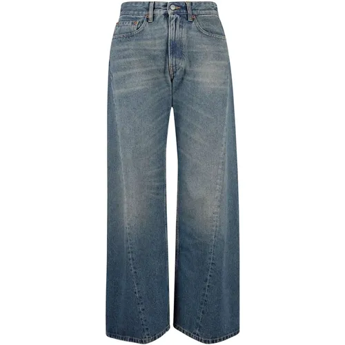 Jeans > Wide Jeans - - MM6 Maison Margiela - Modalova