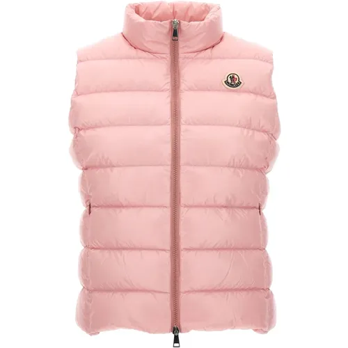 Moncler - Jackets > Vests - Pink - Moncler - Modalova