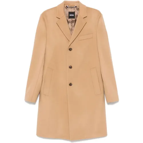 Coats > Single-Breasted Coats - - Hugo Boss - Modalova