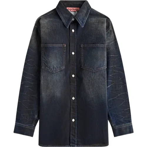 Blouses & Shirts > Denim Shirts - - Acne Studios - Modalova