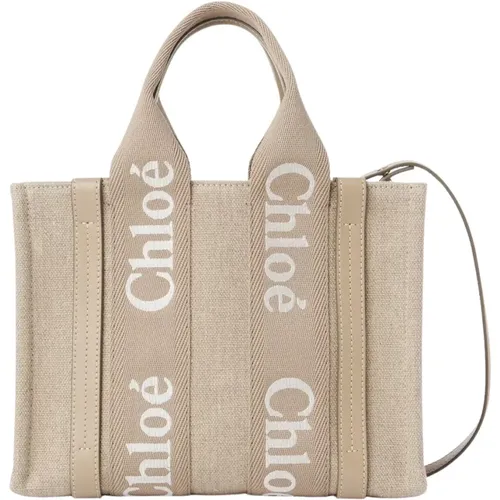 Chloé - Bags > Tote Bags - Beige - Chloé - Modalova