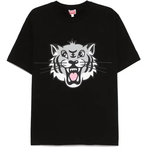 Kenzo - Tops > T-Shirts - Black - Kenzo - Modalova