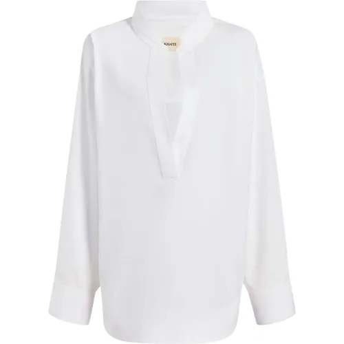 Blouses & Shirts > Shirts - - Khaite - Modalova