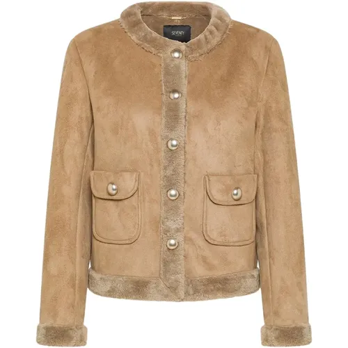 Jackets > Faux Fur & Shearling Jackets - - Seventy - Modalova