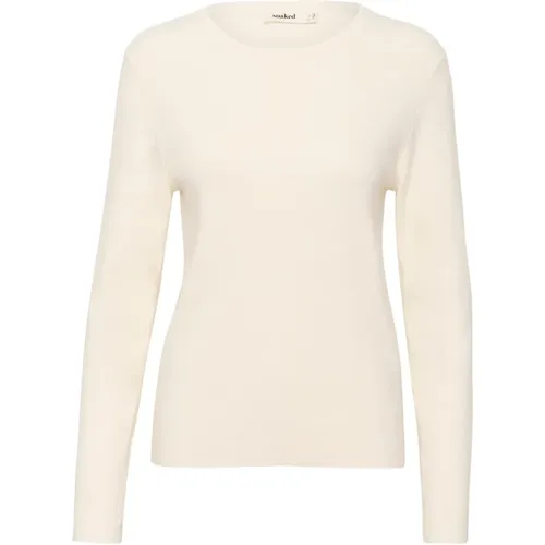 Knitwear > Round-neck Knitwear - - Soaked in Luxury - Modalova