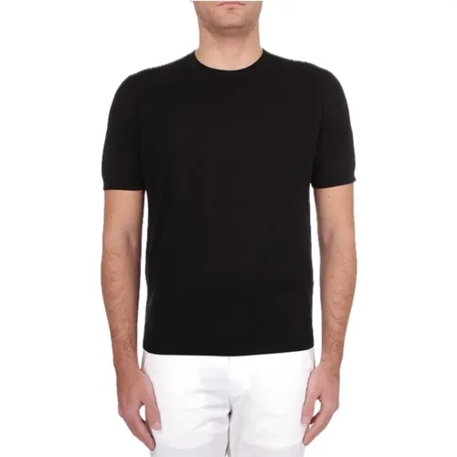 Drumohr - Tops > T-Shirts - Black - Drumohr - Modalova