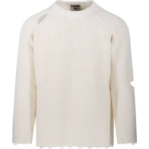 Knitwear > Round-neck Knitwear - - A Paper Kid - Modalova