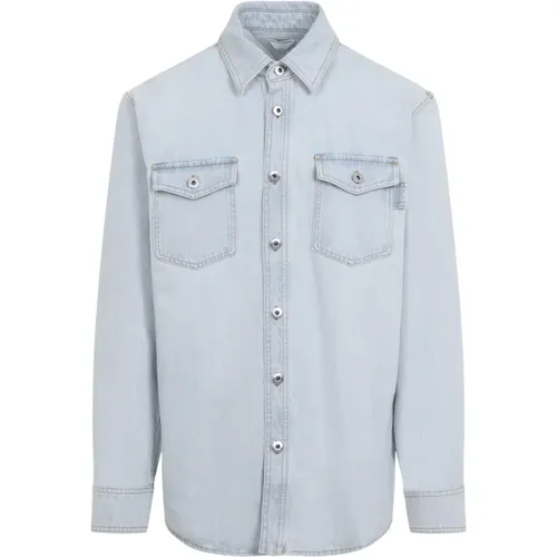 Shirts > Denim Shirts - - Bottega Veneta - Modalova