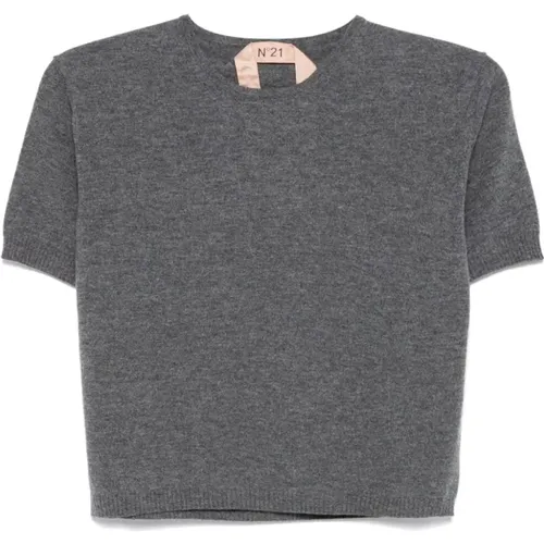 N21 - Tops > T-Shirts - Gray - N21 - Modalova