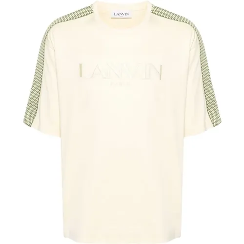 Lanvin - Tops > T-Shirts - Beige - Lanvin - Modalova