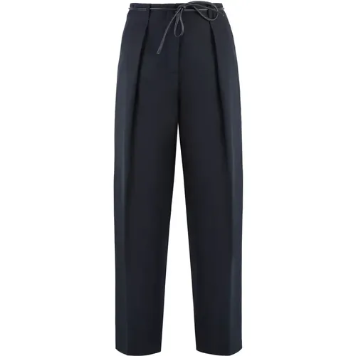 Trousers > Wide Trousers - - Yves Salomon - Modalova