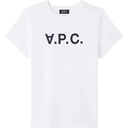 A.p.c. - Tops > T-Shirts - White - A.p.c. - Modalova