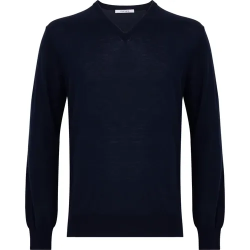 Knitwear > V-neck Knitwear - - Kangra - Modalova