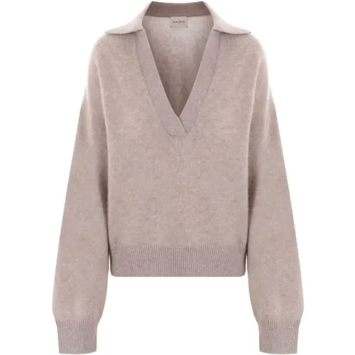 Knitwear > V-neck Knitwear - - Le Kasha - Modalova