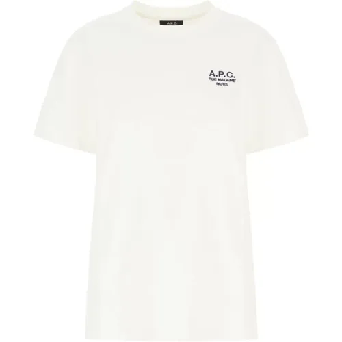 A.p.c. - Tops > T-Shirts - White - A.p.c. - Modalova