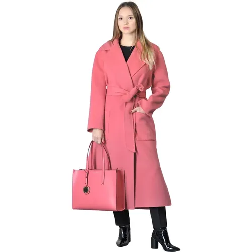 Coats > Belted Coats - - Simona Corsellini - Modalova