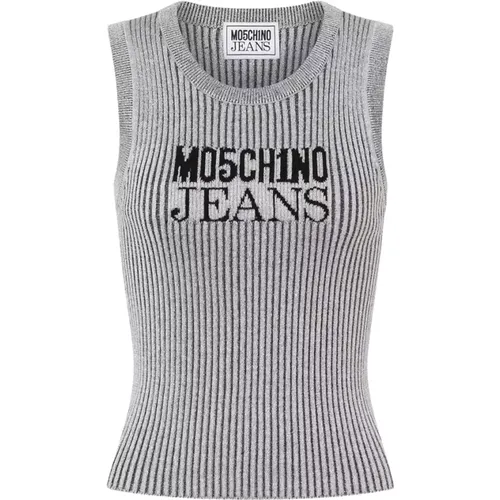 Tops > Sleeveless Tops - - Moschino - Modalova