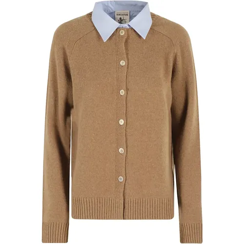 Knitwear > Cardigans - - Semicouture - Modalova