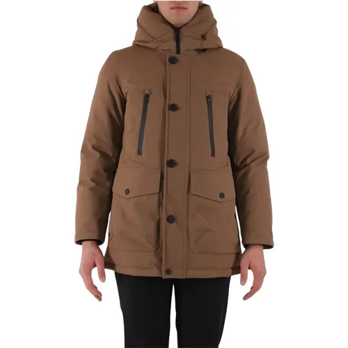 Woolrich - Coats > Parkas - Beige - Woolrich - Modalova