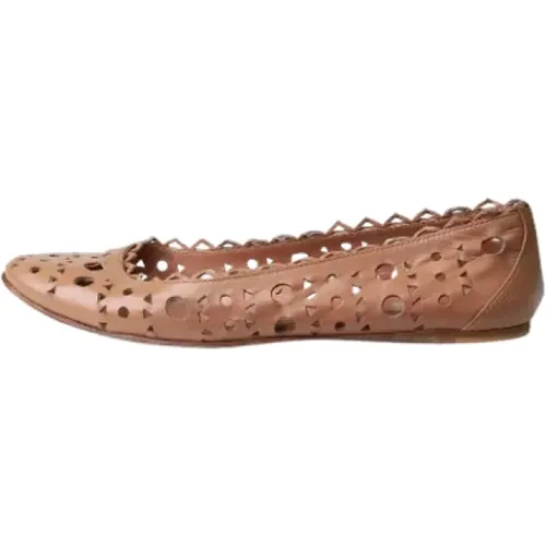 Pre-owned > Pre-owned Shoes > Pre-owned Flats - - Alaïa Pre-owned - Modalova