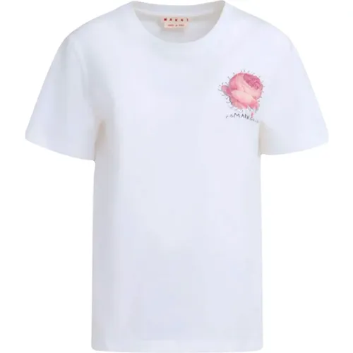 Marni - Tops > T-Shirts - White - Marni - Modalova