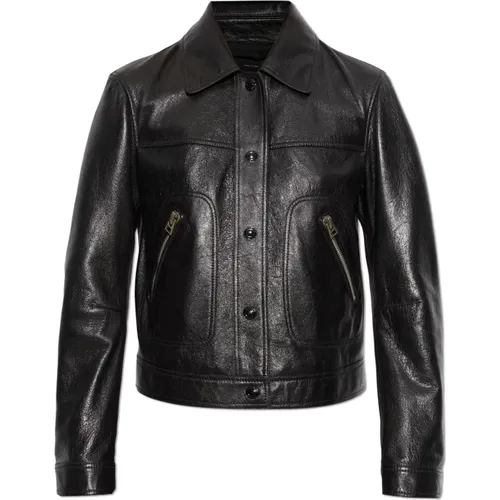 Jackets > Leather Jackets - - Tom Ford - Modalova