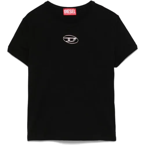 Diesel - Tops > T-Shirts - Black - Diesel - Modalova