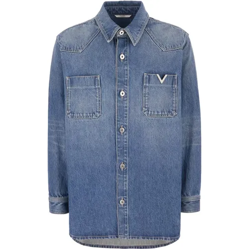 Shirts > Denim Shirts - - Valentino Garavani - Modalova