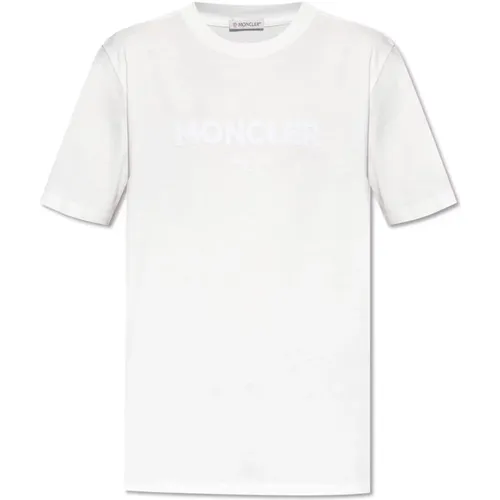 Moncler - Tops > T-Shirts - White - Moncler - Modalova