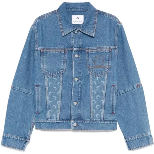 Jackets > Denim Jackets - - Marine Serre - Modalova