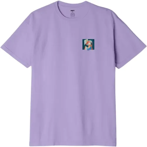 Obey - Tops > T-Shirts - Purple - Obey - Modalova